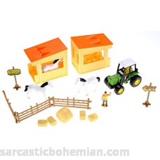 PowerTRC Tractor Playset Horse Barn Farming B06XDD42GK